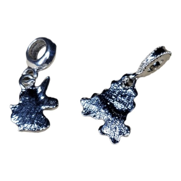 Set of 5 Charms: Unicorn Theme - Silver/Pink/Teal - Create Your Own Bracelet - Picture 6 of 10